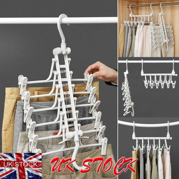 hangers & racks dual-use 1 hanger anti-slip clothes hanging creative horizontal and vertical 6 pants clamps rotation
hangers & racks dual-use 1 hanger anti-slip clothes hanging creative horizontal and vertical 6 pants clamps rotation