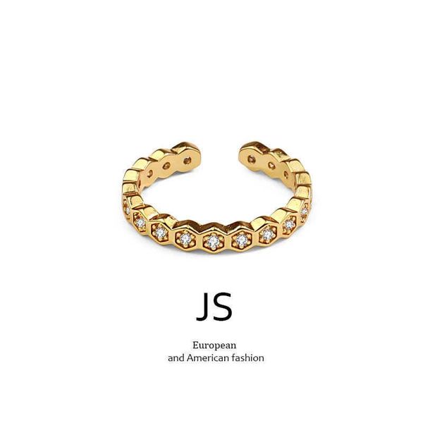 wedding rings european and american fashion zircon inlaid gold ring temperament adjustable retro personality women's birthday gift, Slivery;golden
wedding rings european and american fashion zircon inlaid gold ring temperament adjustable retro personality women's birthday gift, Slivery;golden
