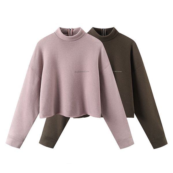 2021 winter new simple and slim leisure loose pullover long sleeve short cotton sweater women's 2d4j106, Black
2021 winter new simple and slim leisure loose pullover long sleeve short cotton sweater women's 2d4j106, Black