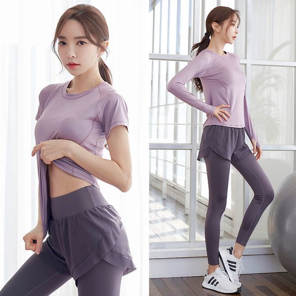 2021 spring and autumn yoga clothes fake two-piece gym sports running suit women's thin morning running quick-drying clothes breathable
2021 spring and autumn yoga clothes fake two-piece gym sports running suit women's thin morning running quick-drying clothes breathable