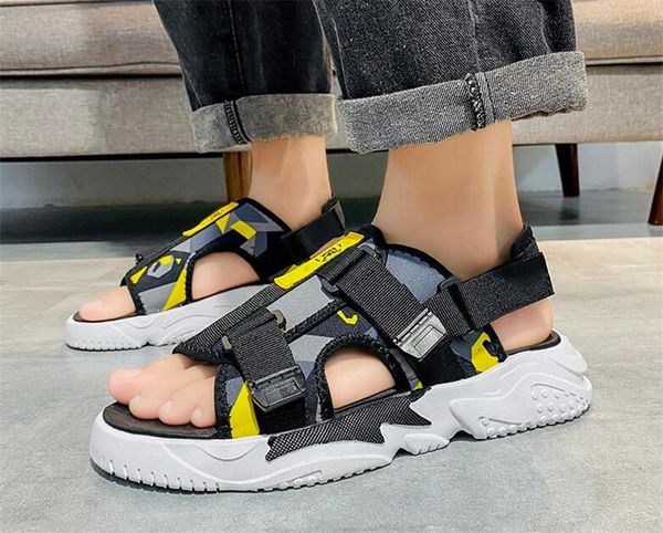 summer breathable leisure personality beach sandals trendy slippers stitching contrast three colors optional soft comfortable non-slip and21, Black
summer breathable leisure personality beach sandals trendy slippers stitching contrast three colors optional soft comfortable non-slip and21, Black