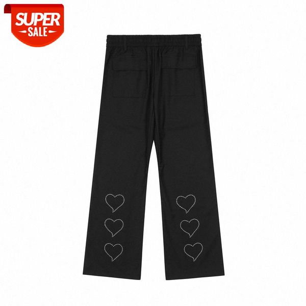 love diamond printing casual trousers men's wind loose straight-leg pants elastic waist drape wide-leg #uq0w, Black
love diamond printing casual trousers men's wind loose straight-leg pants elastic waist drape wide-leg #uq0w, Black