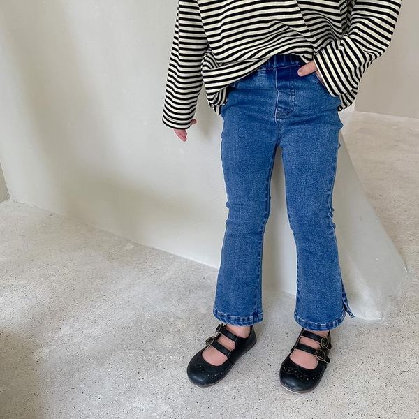 jeans autumn high elastic fashion furcal bell-bottoms girls cotton casual skinny denim flared trousers, Blue
jeans autumn high elastic fashion furcal bell-bottoms girls cotton casual skinny denim flared trousers, Blue
