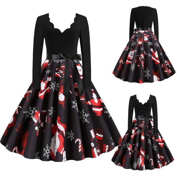 casual dresses women christmas dress vintage long sleeve 1950s housewife party autumn bodycon, Black;gray
casual dresses women christmas dress vintage long sleeve 1950s housewife party autumn bodycon, Black;gray
