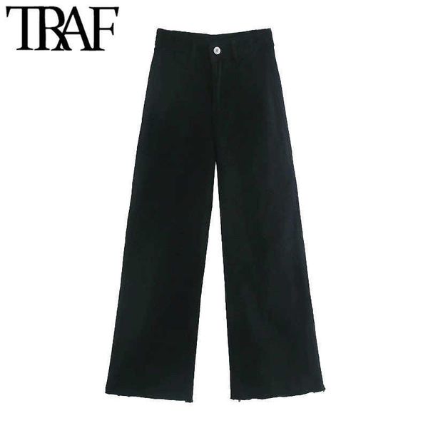traf women fashion pockets frayed tassel straight jeans vintage high waist zipper fly denim female ankle trousers mujer 210927, Blue
traf women fashion pockets frayed tassel straight jeans vintage high waist zipper fly denim female ankle trousers mujer 210927, Blue