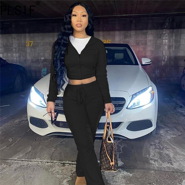women's two piece pants women long sleeve hooded zipper jacket with pocket and street fashion casual trousers set winter, White
women's two piece pants women long sleeve hooded zipper jacket with pocket and street fashion casual trousers set winter, White