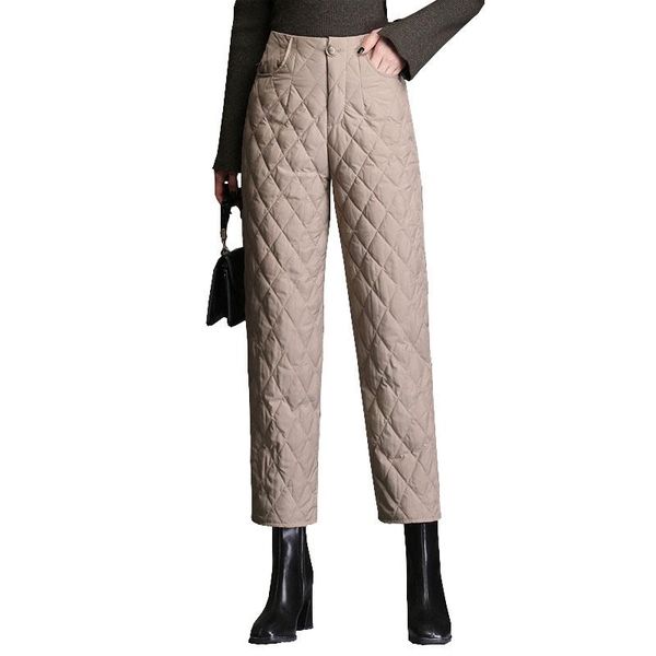 women's pants & capris lightweight down cotton trousers women outer wear fashionable slim straight-leg winter high-waist thick warm ok1, Black;white
women's pants & capris lightweight down cotton trousers women outer wear fashionable slim straight-leg winter high-waist thick warm ok1, Black;white