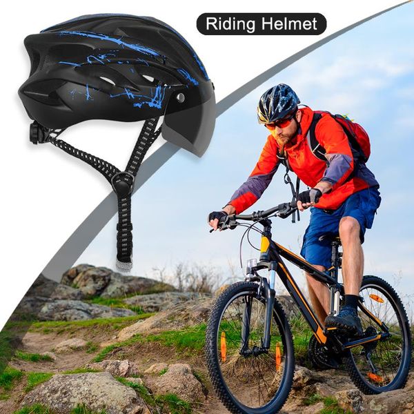 cycling caps & masks bicycle helmet with detachable magnetic goggles adjustable mtb mountain road bike for men women accessories, Black
cycling caps & masks bicycle helmet with detachable magnetic goggles adjustable mtb mountain road bike for men women accessories, Black