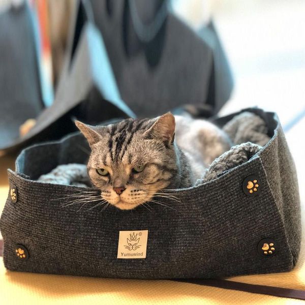 cotton cat bed house for cats winter warm mat cute beds round cushion small dog kennel pet cama gato & furniture
cotton cat bed house for cats winter warm mat cute beds round cushion small dog kennel pet cama gato & furniture