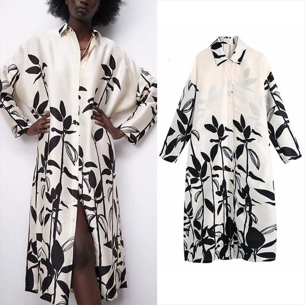 za summer printed midi single women dress breasted casual party vestido elegant turn down collar a line long girls outfits, Black;gray
za summer printed midi single women dress breasted casual party vestido elegant turn down collar a line long girls outfits, Black;gray
