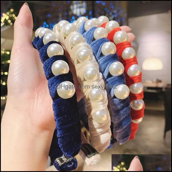 headbands hair jewelry imitation pearl women hoop pure color veet lady wide fashion headband hand winding mticolor 6 3hy j2b drop delivery 2, Silver
headbands hair jewelry imitation pearl women hoop pure color veet lady wide fashion headband hand winding mticolor 6 3hy j2b drop delivery 2, Silver