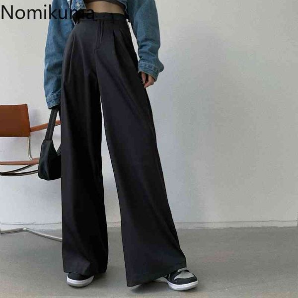 nomikuma black work wear suit pants korean high waist long women trousers autumn new wide leg pants pantalones mujer 6c524 210427, Black;white
nomikuma black work wear suit pants korean high waist long women trousers autumn new wide leg pants pantalones mujer 6c524 210427, Black;white