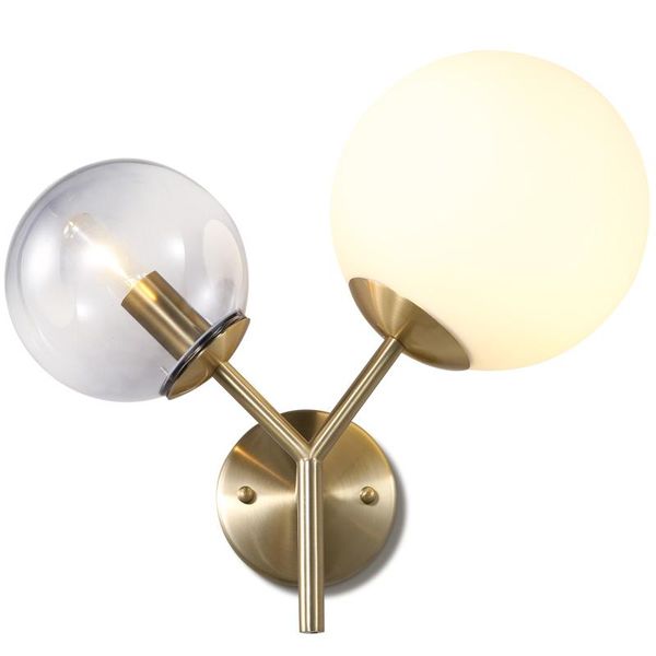 wall lamp glass ball led fashion iron modern light fixture creative double heads sconce bedroom stairway lighting
wall lamp glass ball led fashion iron modern light fixture creative double heads sconce bedroom stairway lighting