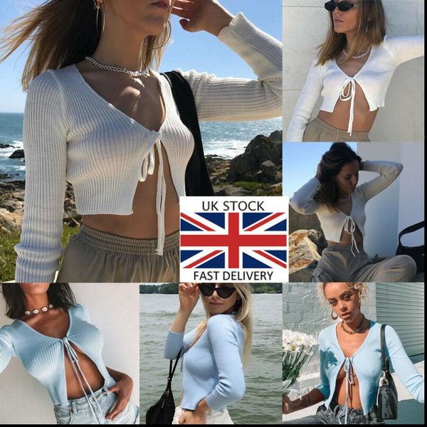 fashion women sweater womens knotted tie front solid shrug long sleeve knit cardigan cotton soft openwork navel clothing, White;black
fashion women sweater womens knotted tie front solid shrug long sleeve knit cardigan cotton soft openwork navel clothing, White;black