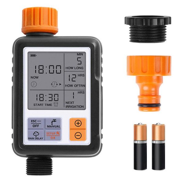 garden watering timer irrigation controller programmable automatic electronic lcd screen equipments