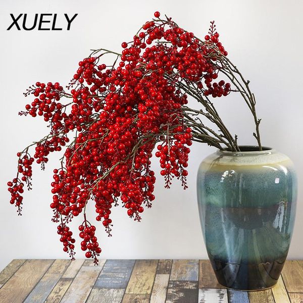 110cm simulation christmas fruit fake plants wall hanging flower decoration artificial flowers vine home wedding decorative & wreaths
110cm simulation christmas fruit fake plants wall hanging flower decoration artificial flowers vine home wedding decorative & wreaths