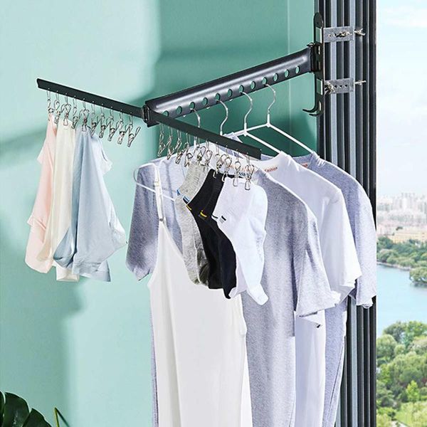 hangers & racks 12 holes 20 clips balcony folding clothes hanging wall mounted stainless steel laundry drying rack air rod rail
hangers & racks 12 holes 20 clips balcony folding clothes hanging wall mounted stainless steel laundry drying rack air rod rail