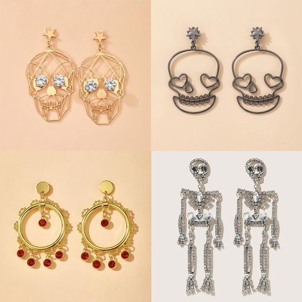 dangle & chandelier tocona punk skull drop earrings for women luxury rhinestone hollow heart geometric bohemian tassel jewelry accessories, Silver
dangle & chandelier tocona punk skull drop earrings for women luxury rhinestone hollow heart geometric bohemian tassel jewelry accessories, Silver
