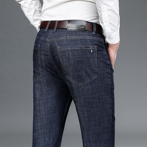 men's jeans 2021 brand men's business classic casual fashion trousers slim denim overalls pants men, Blue
men's jeans 2021 brand men's business classic casual fashion trousers slim denim overalls pants men, Blue