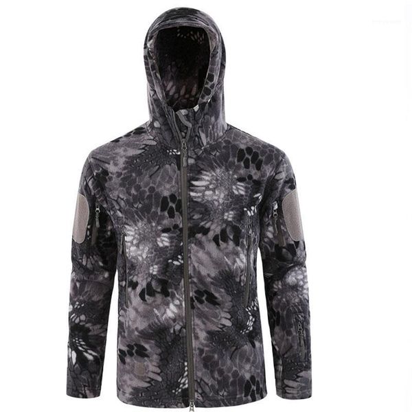 men's jackets autumn and winter camouflage fleece jacket warm with fur liner military training suit cold coat, Black;brown
men's jackets autumn and winter camouflage fleece jacket warm with fur liner military training suit cold coat, Black;brown