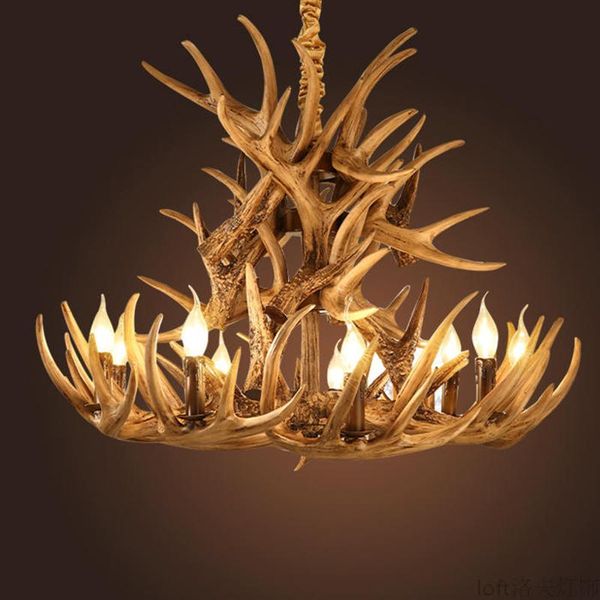 antler chandelier retro industrial wind lamps restaurant internet cafe decoration european resin loft chandeliers 
antler chandelier retro industrial wind lamps restaurant internet cafe decoration european resin loft chandeliers