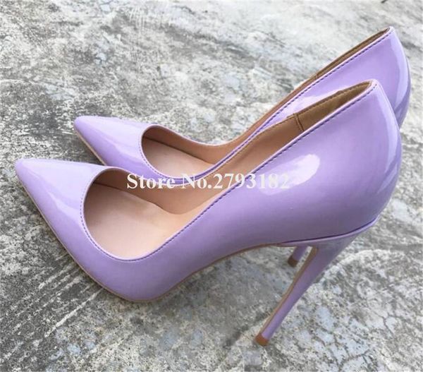 dress shoes brand design women fashion pointed toe patent leather stiletto heel pumps 12cm yellow red purple high heels formal, Black
dress shoes brand design women fashion pointed toe patent leather stiletto heel pumps 12cm yellow red purple high heels formal, Black