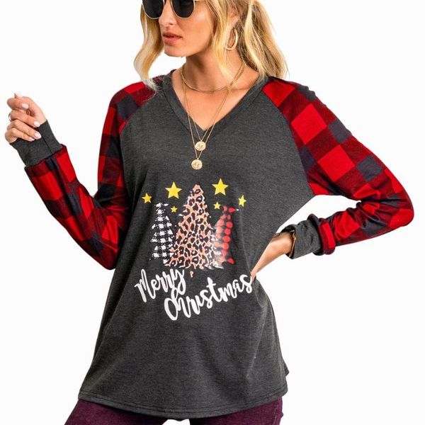 women's t-shirt women autumn merry christmas letter print t-shirts long sleeve plaid splicing loose fit tee shirt 2021 xmas top, White
women's t-shirt women autumn merry christmas letter print t-shirts long sleeve plaid splicing loose fit tee shirt 2021 xmas top, White