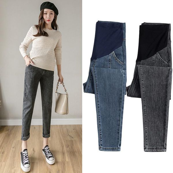 vintgae washed denim maternity jeans for pregnant women clothes elastic waist belly loose pants pregnancy clothing 2021 bottoms, White
vintgae washed denim maternity jeans for pregnant women clothes elastic waist belly loose pants pregnancy clothing 2021 bottoms, White