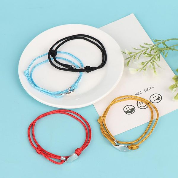charm bracelets navy style camping parachute cord whale tail bracelet men women jewelry wrap metal hooks gift, Golden;silver
charm bracelets navy style camping parachute cord whale tail bracelet men women jewelry wrap metal hooks gift, Golden;silver