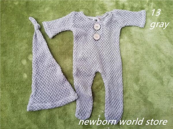 footies born pography clothing , conjoined and hat, Blue