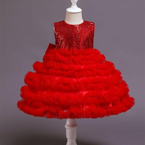 girl's dresses toddler princess dress for baby girls open back bow sequins baptism 1 year girl birthday infant kid clothes, Red;yellow
girl's dresses toddler princess dress for baby girls open back bow sequins baptism 1 year girl birthday infant kid clothes, Red;yellow