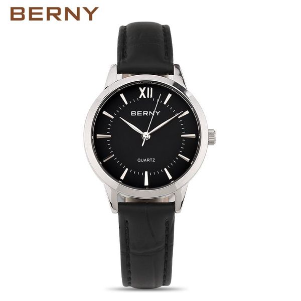 berny women watch quartz lady fashion relogio saat montre horloge feminino bayan femme japan movement 2680 wristwatches, Slivery;brown
berny women watch quartz lady fashion relogio saat montre horloge feminino bayan femme japan movement 2680 wristwatches, Slivery;brown