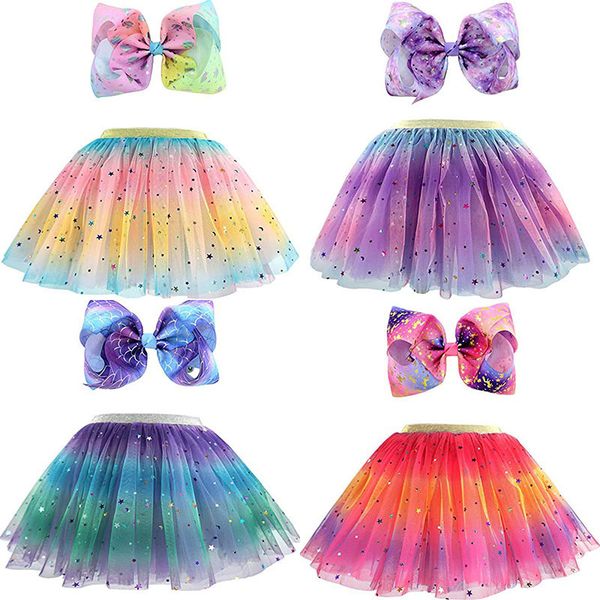children gauze gold powder skirt butterfly hair band set performance clothing, White
children gauze gold powder skirt butterfly hair band set performance clothing, White