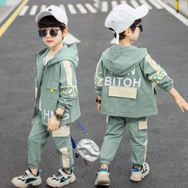 children's suit boys cotton sets 4-12 years old teens contrast large pocket casual two-piece zipper suit backpack boutique kids clothin, White
children's suit boys cotton sets 4-12 years old teens contrast large pocket casual two-piece zipper suit backpack boutique kids clothin, White