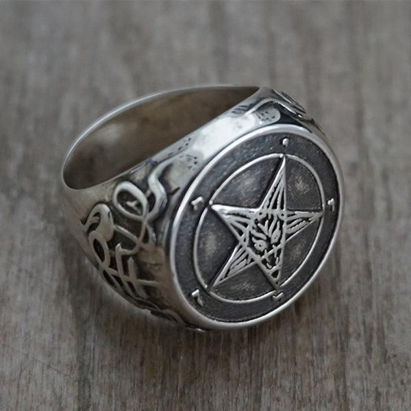 vintage stainless steel pentacle rings for motorcycle party steampunk hip hop gothic style cool biker men jewelry cluster, Golden;silver
vintage stainless steel pentacle rings for motorcycle party steampunk hip hop gothic style cool biker men jewelry cluster, Golden;silver