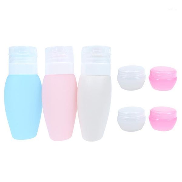 storage bottles & jars 7pcs travel set for liquids silicone cosmetic containers shampoo lotion (90ml, lake blue, peach pink, wh
storage bottles & jars 7pcs travel set for liquids silicone cosmetic containers shampoo lotion (90ml, lake blue, peach pink, wh