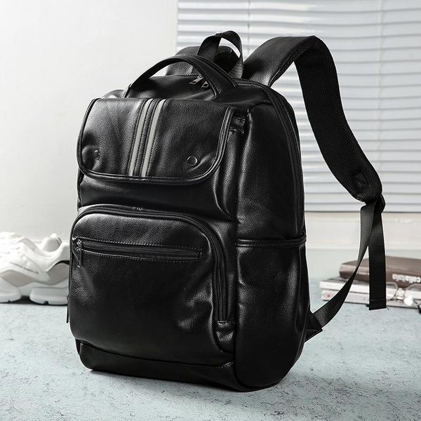 backpack 2021 fashion soft shoulder bag personality men's solid color simple tide
backpack 2021 fashion soft shoulder bag personality men's solid color simple tide