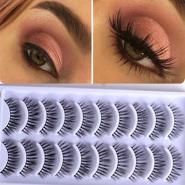 5/10pairs false eyelashes 3d faux mink hairs black thick curled full strip lashes eyelash extension makeup for beauty
5/10pairs false eyelashes 3d faux mink hairs black thick curled full strip lashes eyelash extension makeup for beauty