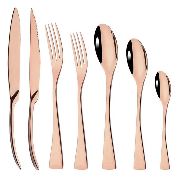 flatware sets 7pcs rose gold cutlery set 304 stainless steel dinnerware tableware silverware dinner knife fork drop
flatware sets 7pcs rose gold cutlery set 304 stainless steel dinnerware tableware silverware dinner knife fork drop