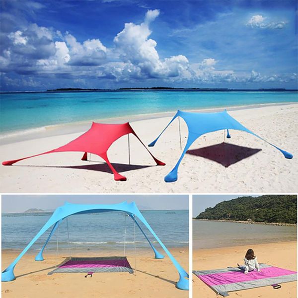 shade portable beach sun tent with sandbag uv lycra large family canopy for outdoor fishing camping sunshade awning set
shade portable beach sun tent with sandbag uv lycra large family canopy for outdoor fishing camping sunshade awning set