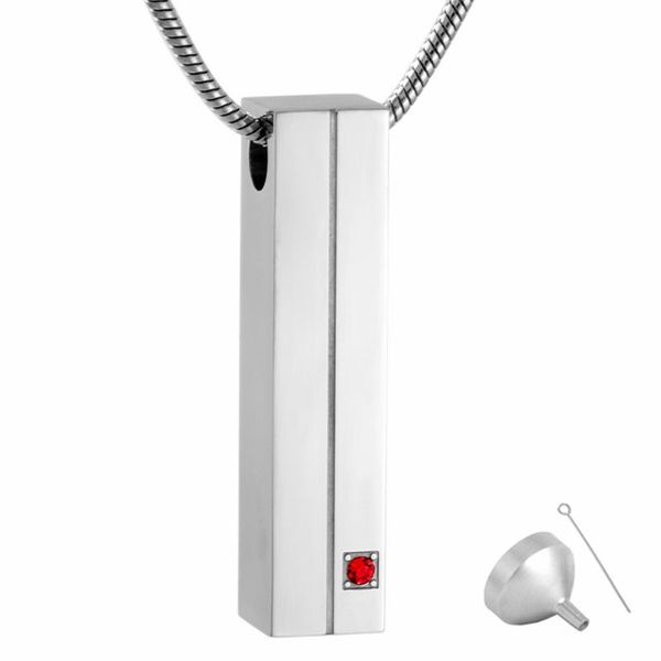 pendant necklaces mjd9581 red crystal cube only and cremation jewelry stainless steel urn, Silver
pendant necklaces mjd9581 red crystal cube only and cremation jewelry stainless steel urn, Silver