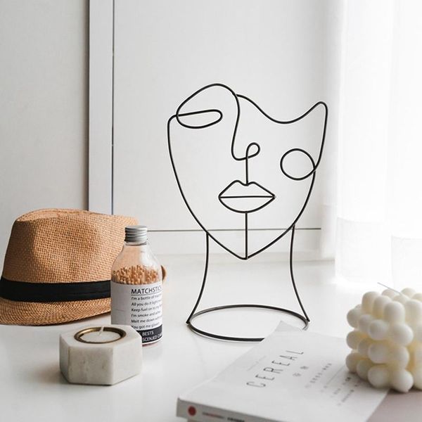 decorative objects & figurines abstract character sculpture art decor nordic metal black lines handmade home decoration gift
decorative objects & figurines abstract character sculpture art decor nordic metal black lines handmade home decoration gift