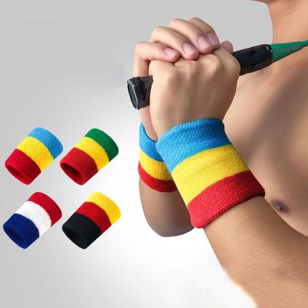 wrist support 4 colors sports wristband sweatband breathable brace protector cotton sweat band wraps guard for basketball tennis, Black;red
wrist support 4 colors sports wristband sweatband breathable brace protector cotton sweat band wraps guard for basketball tennis, Black;red