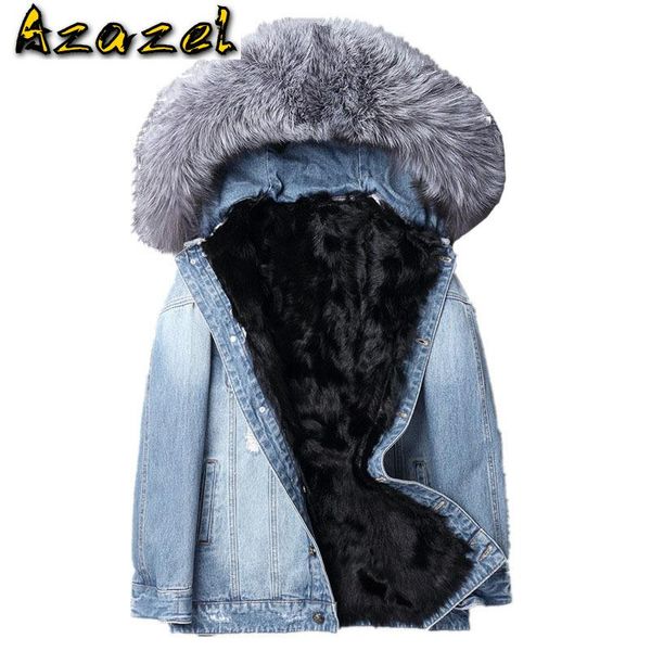 men's leather & faux parka homme real lamb fur liner denim jacket winter collar short parkas streetwear coat f-xd-1803 my1215, Black
men's leather & faux parka homme real lamb fur liner denim jacket winter collar short parkas streetwear coat f-xd-1803 my1215, Black