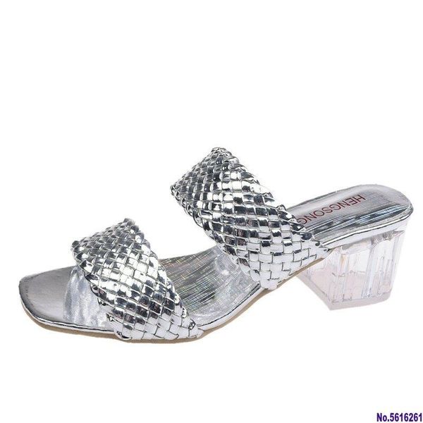 slippers 2021 summer crystal women shoes woman mules bling shine ladies clear transparent thick high heels slides, Black
slippers 2021 summer crystal women shoes woman mules bling shine ladies clear transparent thick high heels slides, Black