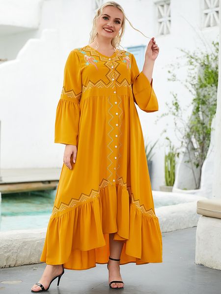 casual dresses plus size summer women arabic long maxi muslim dress ramadan eid mubarak islamic abaya dubai turkey kaftan robe lon, Black;gray
casual dresses plus size summer women arabic long maxi muslim dress ramadan eid mubarak islamic abaya dubai turkey kaftan robe lon, Black;gray