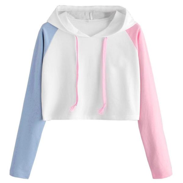 women's hoodies & sweatshirts #4 fashion women girl plus size patchwork long sleeve casual crop jumper pullover hip, Black
women's hoodies & sweatshirts #4 fashion women girl plus size patchwork long sleeve casual crop jumper pullover hip, Black