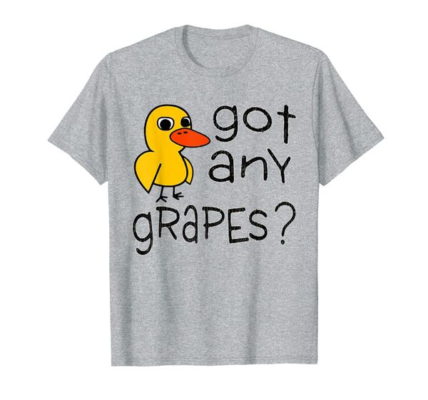 got any grapes - the duck song t-shirt, White;black 
got any grapes - the duck song t-shirt, White;black