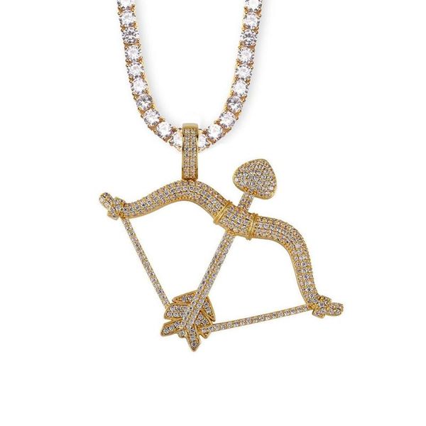 pendant necklaces designed iced out bow & arrow solid back necklace hip hop gold silver color mens/women charm
pendant necklaces designed iced out bow & arrow solid back necklace hip hop gold silver color mens/women charm