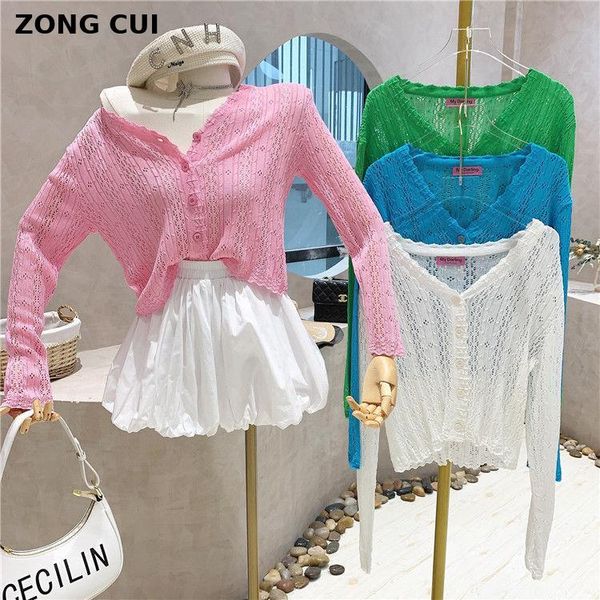 women's knits & tees japan style long sleeve knitted cardigan autumn single brested hollow out thin sweater harajuku blusa 2021, White
women's knits & tees japan style long sleeve knitted cardigan autumn single brested hollow out thin sweater harajuku blusa 2021, White